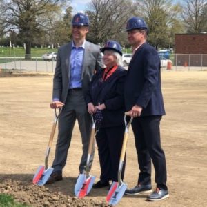 Breaking Ground for the new Susan and Clint Atkins Baseball Training Center